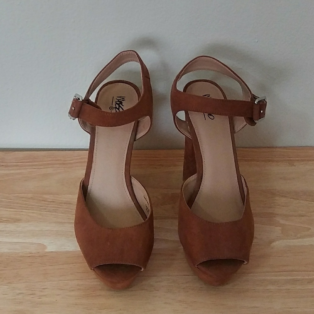 Mossimo Supply Co. Peep Toe High Heel Sandal